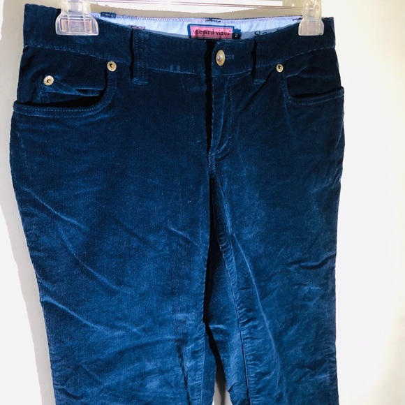 Vineyard Vines sz2 Saylor Fit drkBlue Skinny Cords - Picture 3 of 8